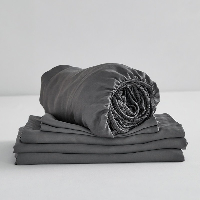 Charcoal Gray bamboo bed sheets wholesale