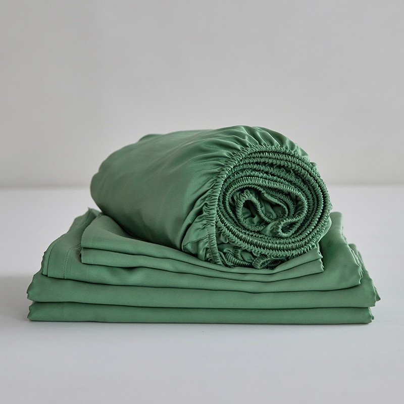 Matcha Green bamboo bed sheets wholesale